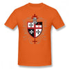 Templar T-Shirt Knights Templar Cross Shield T Shirt Funny Tee Shirt Mens Cotton Graphic Casual Short Sleeve Tshirt