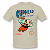 Cuphead T Shirt Super Cuphead T-Shirt Male Big Tee Shirt Short Sleeve Casual Fun 100% Cotton Graphic Tshirt