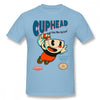 Cuphead T Shirt Super Cuphead T-Shirt Male Big Tee Shirt Short Sleeve Casual Fun 100% Cotton Graphic Tshirt