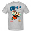 Cuphead T Shirt Super Cuphead T-Shirt Male Big Tee Shirt Short Sleeve Casual Fun 100% Cotton Graphic Tshirt