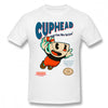 Cuphead T Shirt Super Cuphead T-Shirt Male Big Tee Shirt Short Sleeve Casual Fun 100% Cotton Graphic Tshirt