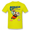 Cuphead T Shirt Super Cuphead T-Shirt Male Big Tee Shirt Short Sleeve Casual Fun 100% Cotton Graphic Tshirt