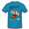 Cuphead T Shirt Super Cuphead T-Shirt Male Big Tee Shirt Short Sleeve Casual Fun 100% Cotton Graphic Tshirt