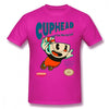 Cuphead T Shirt Super Cuphead T-Shirt Male Big Tee Shirt Short Sleeve Casual Fun 100% Cotton Graphic Tshirt