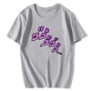 Jojos Bizarre Adventure Jojo's Menacing Cotton Men Cool Anime Pokemon T-shirt Aesthetic Harajuku Streetwear Summer Tops Men