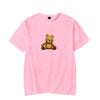 2020 New NICK AUSTIN PUFF TEDDY BEAR BLACK T-SHIRT Korean loose tops ins tide T SHIRT Casual Streetwear kpop Unisex T shirts