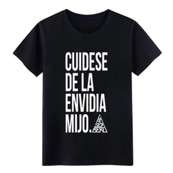 canserbero cuidese de la envidia mijo      t shirt men Custom tee shirt Round Collar Original Interesting   Novelty shirt